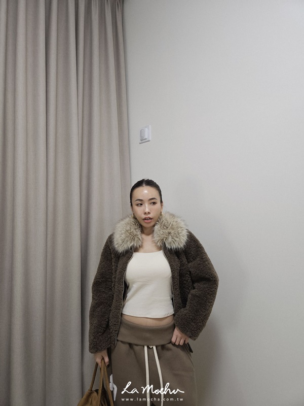毛領羔羊毛拉鍊外套(闆娘.花花清單)